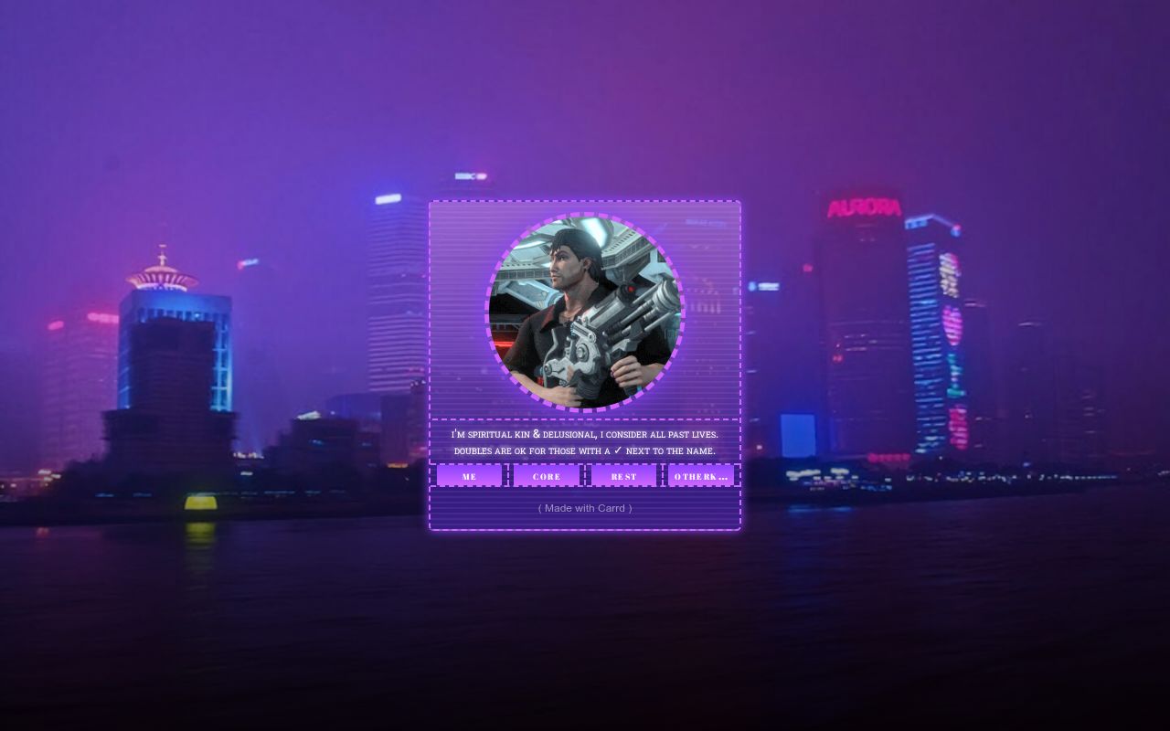 Carrd profile picture for @plane